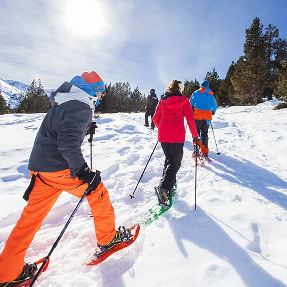 Snowshoeing